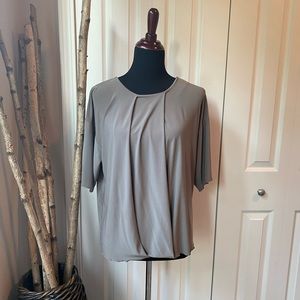 Gray Dress Top
